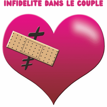 Représentation d’un cœur blessé symbolisant la trahison et la réparation après une infidélité dans le couple