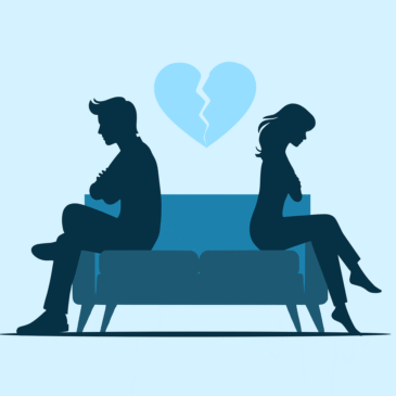 Infidélité dans le couple : un homme et une femme assis dos à dos après une trahison